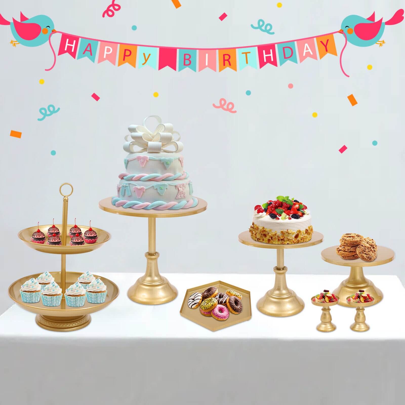 cake and dessert stands