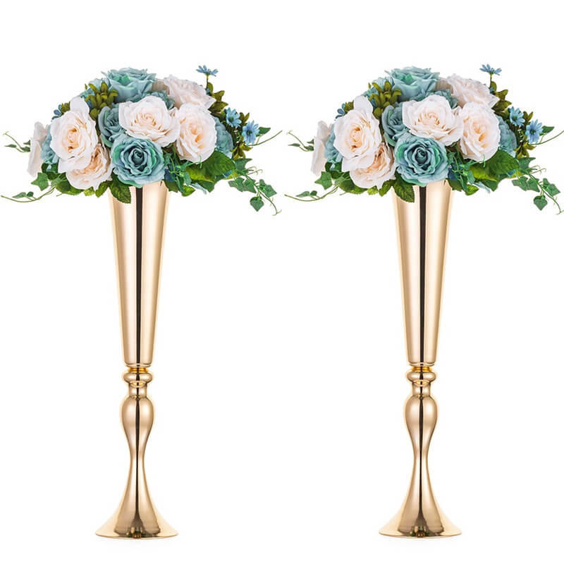 2Pcs/10Pcs Versatile Metal Wedding Party Centerpieces Vase – Nuptio