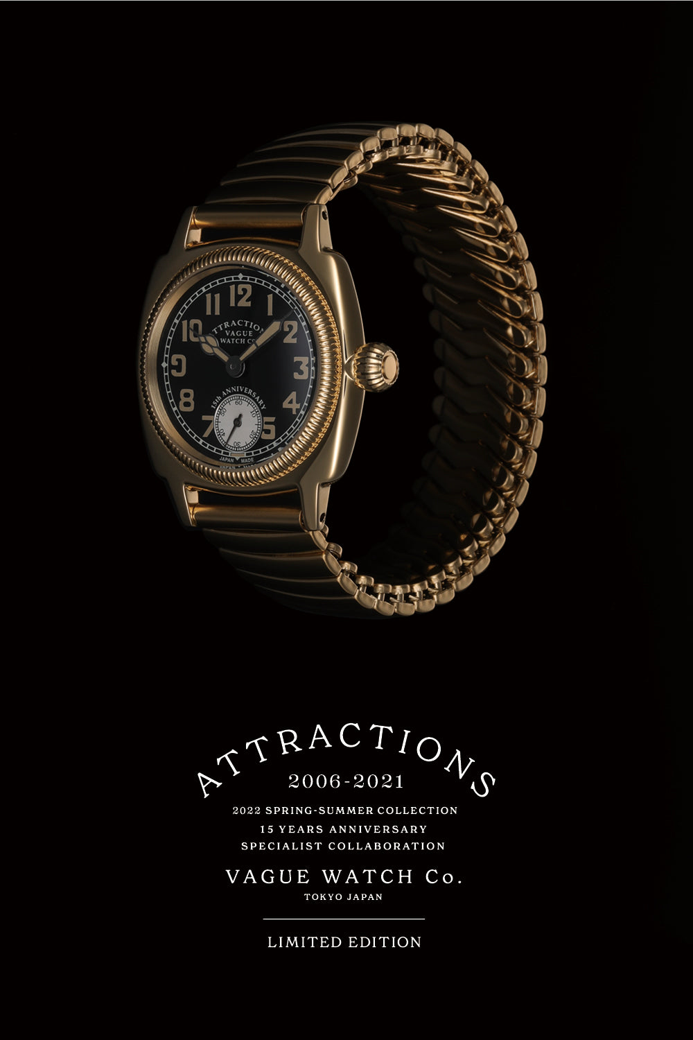 【美品】15周年モデル　Attractions VAGUE WATCH 腕時計