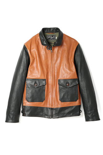 Lot.379 Horsehide Double Flats Jacket – ATTRACTIONS