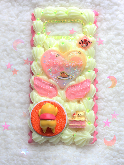 Kawaii Pastel Decoden Gudetama Sleepy Samsung Galaxy NOTE 8 Case – Feelin'  Peachy