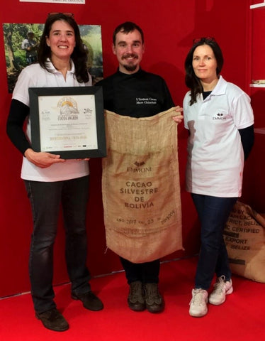 Un très mérité International Cacao Award pour ces fèves boliviennes lors du Salon du Chocolat  de Paris 2019