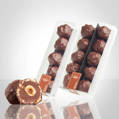 Truffes, rochers et poudre de cacao