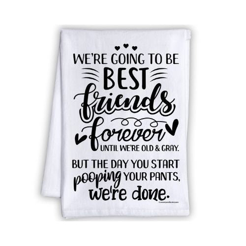 Tacos Tequila and Best Friends - Tea Towel - Lone Star Art