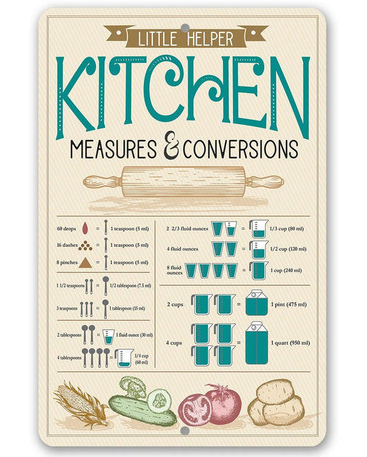 Kitchen Menu Chalkboard - Write On Surface - Metal Sign - Lone Star Art