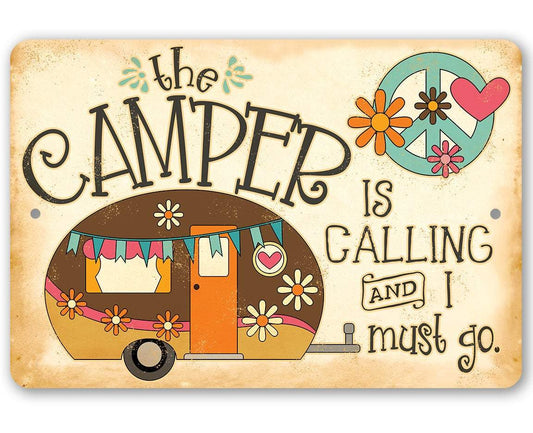 Personalized Happy Campers Metal Sign