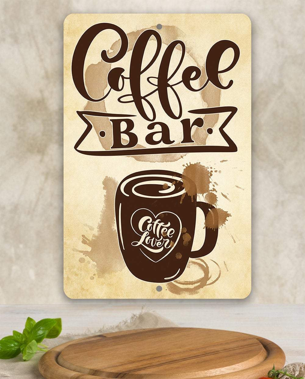 Coffee Bar Coffee Lover - Metal Sign - Lone Star Art