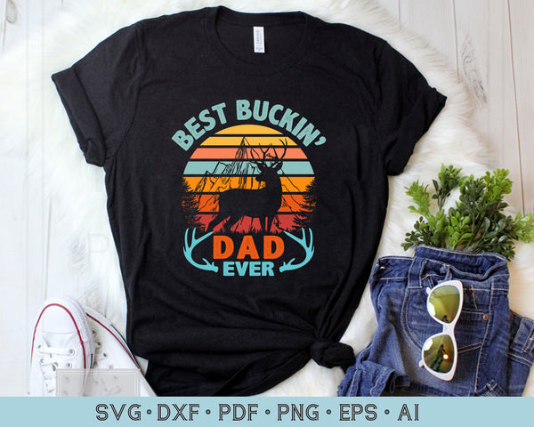 Free Free 66 T Shirt Best Buckin Dad Ever Svg SVG PNG EPS DXF File