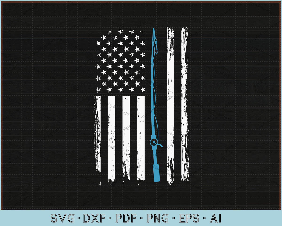 Free Free 318 Hunting And Fishing American Flag Svg SVG PNG EPS DXF File