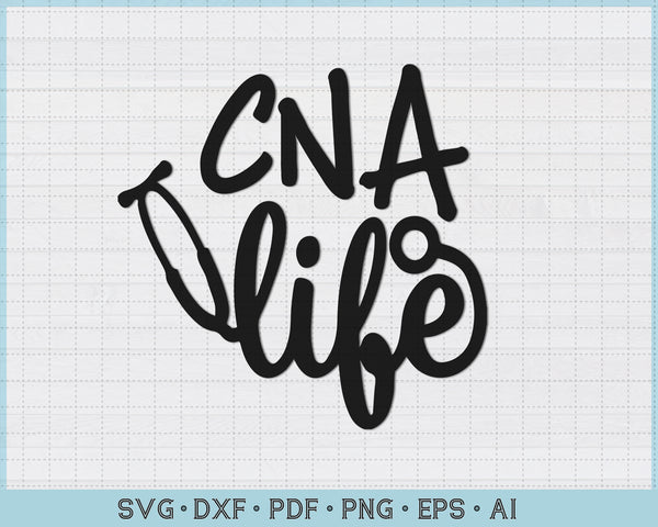 Download Cna Life Svg Nurse Svg Cna Svg Stethoscope Svg Files Craftdrawings