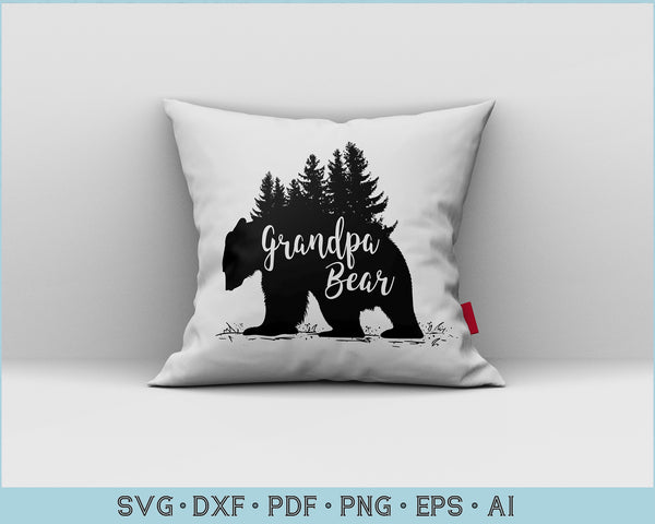 Download Grandpa Bear SVG, DXF file - CraftDrawings