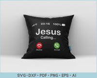 Jesus Is Calling SVG, PNG Printable Cutting Files