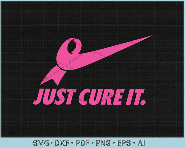 Strike out Breast Cancer Png, Awareness Graphic by DeeNaenon