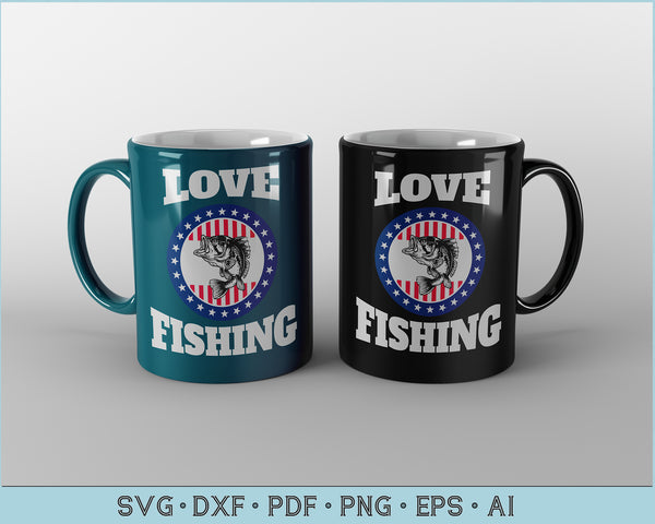 Download Love Fishing SVG files - CraftDrawings