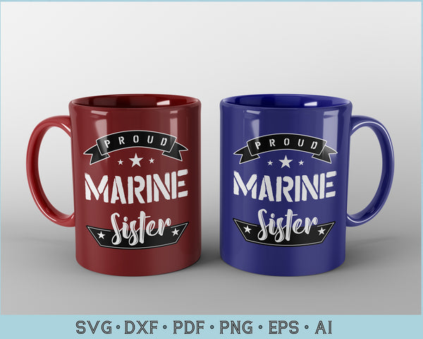 Free Free Proud Marine Sister Svg 517 SVG PNG EPS DXF File