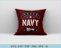 Download Proud Navy Mom Svg Files Craftdrawings