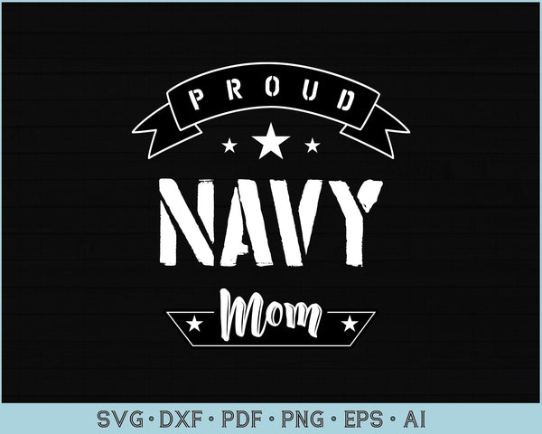 Download Proud Navy Mom Svg Files Craftdrawings