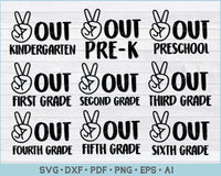 Download Last Day Of School Svg Bundle Peace Out School Svg Files Craftdrawings