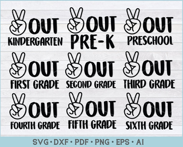 Free Free 188 Peace Out Kindergarten Svg SVG PNG EPS DXF File