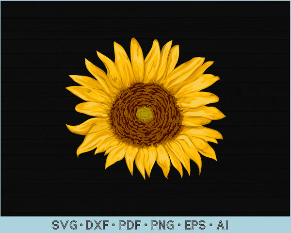 Download Sunflower Svg File Craftdrawings