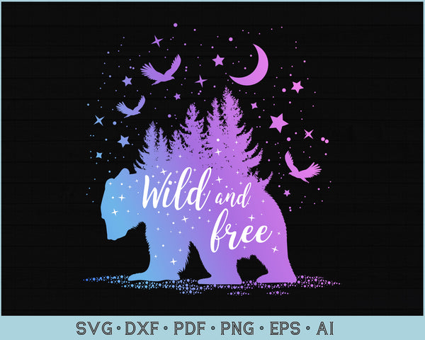 Download Wild And Free Outdoor Adventure Svg Cutting Files For Instant Download Craftdrawings