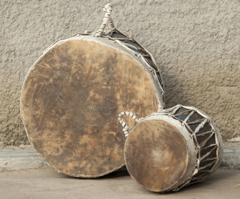 traditional hide drum