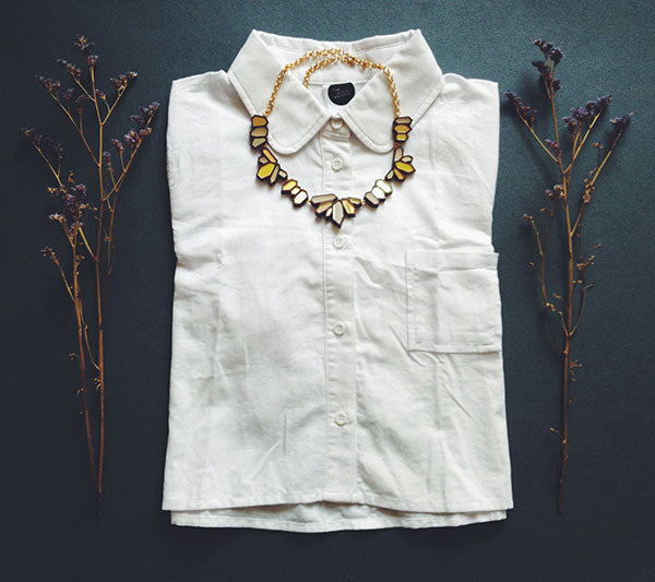 Wolf & Moon | Cluster Collar Necklace