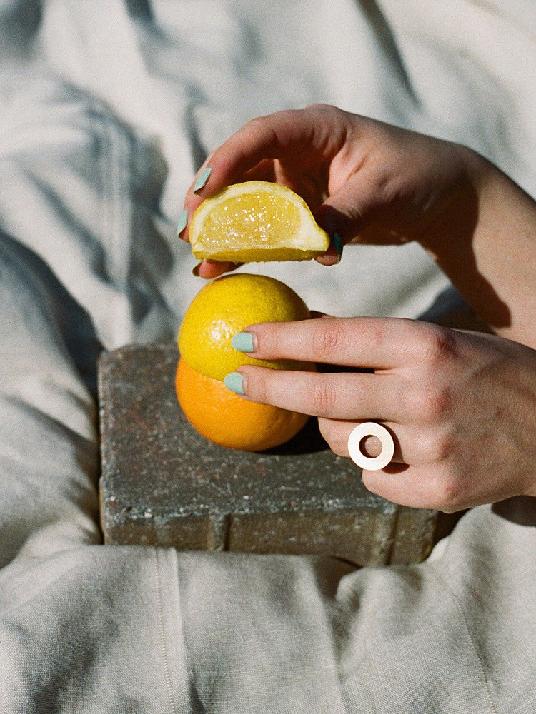 Disc Ring, by Wolf & Moon Jewellery