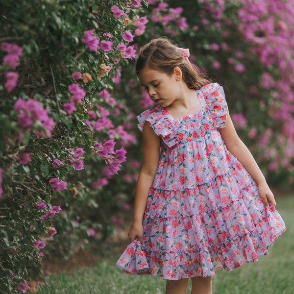 Brielle Shimmer Dress - Sakura Blossom – Cheeky Plum