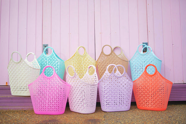 Yellow Small Retro Basket Jelly Bag – Little Pop Color Shop