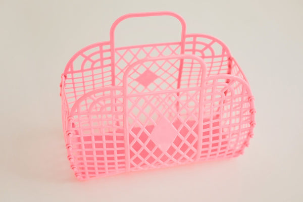 Olive Large Retro Basket Jelly Bag – Little Pop Color Shop