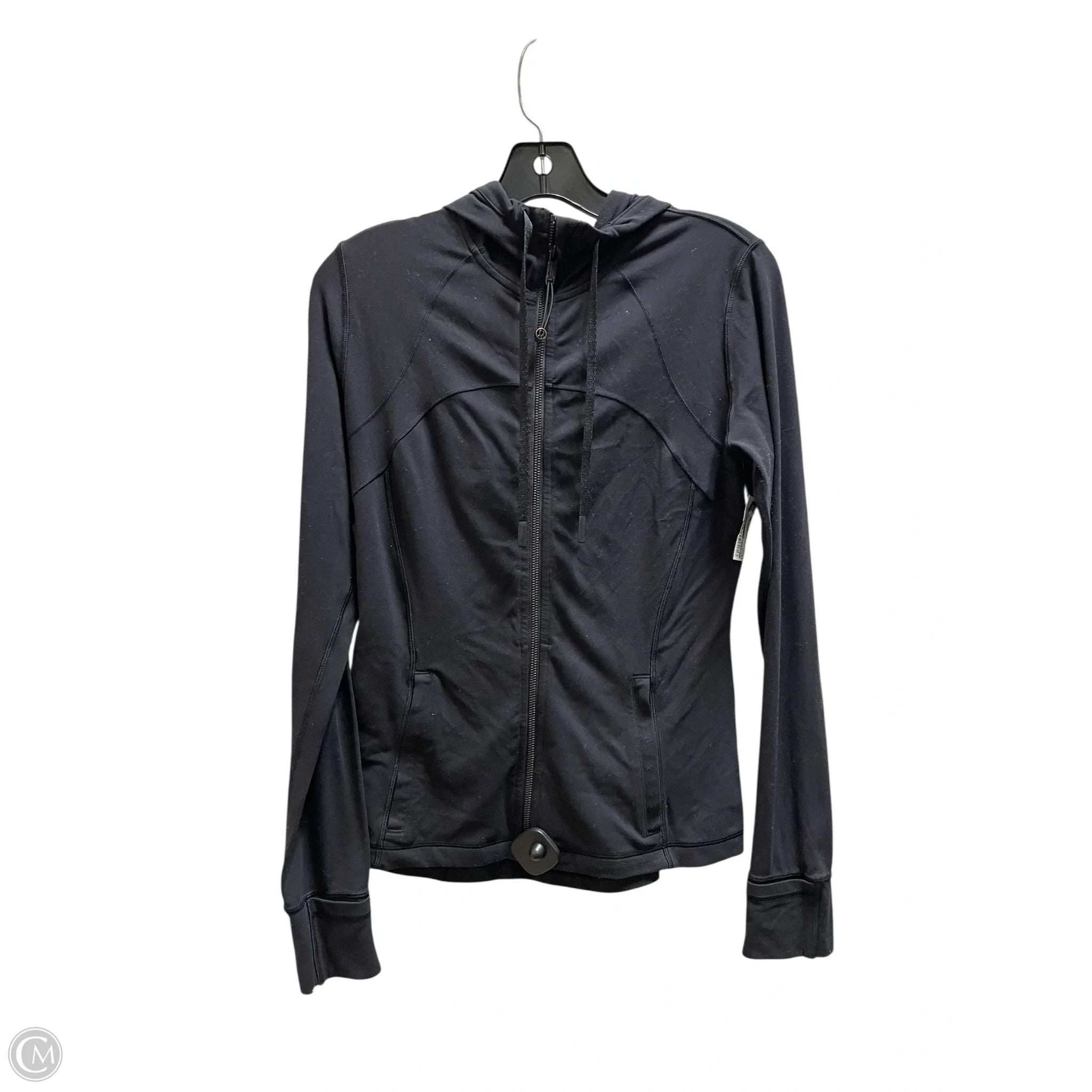 Athletic Jacket By Lululemon In Black, Size: S