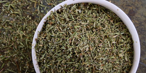 how to dry and store thyme