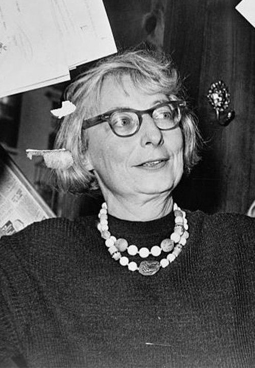 Architektūros kritikės Jane Jacobs portretas