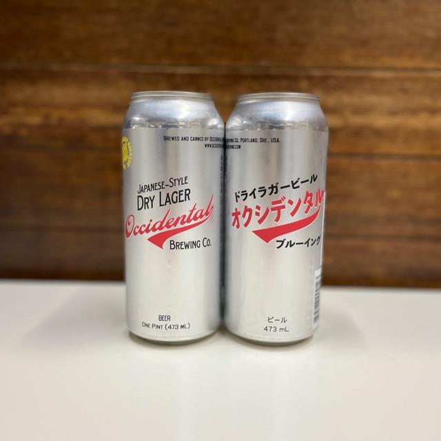 Japanese Style Dry Lager 473ml/Occidental Brewing