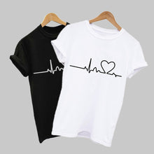 Load image into Gallery viewer, Casual Love Printed T shirt

