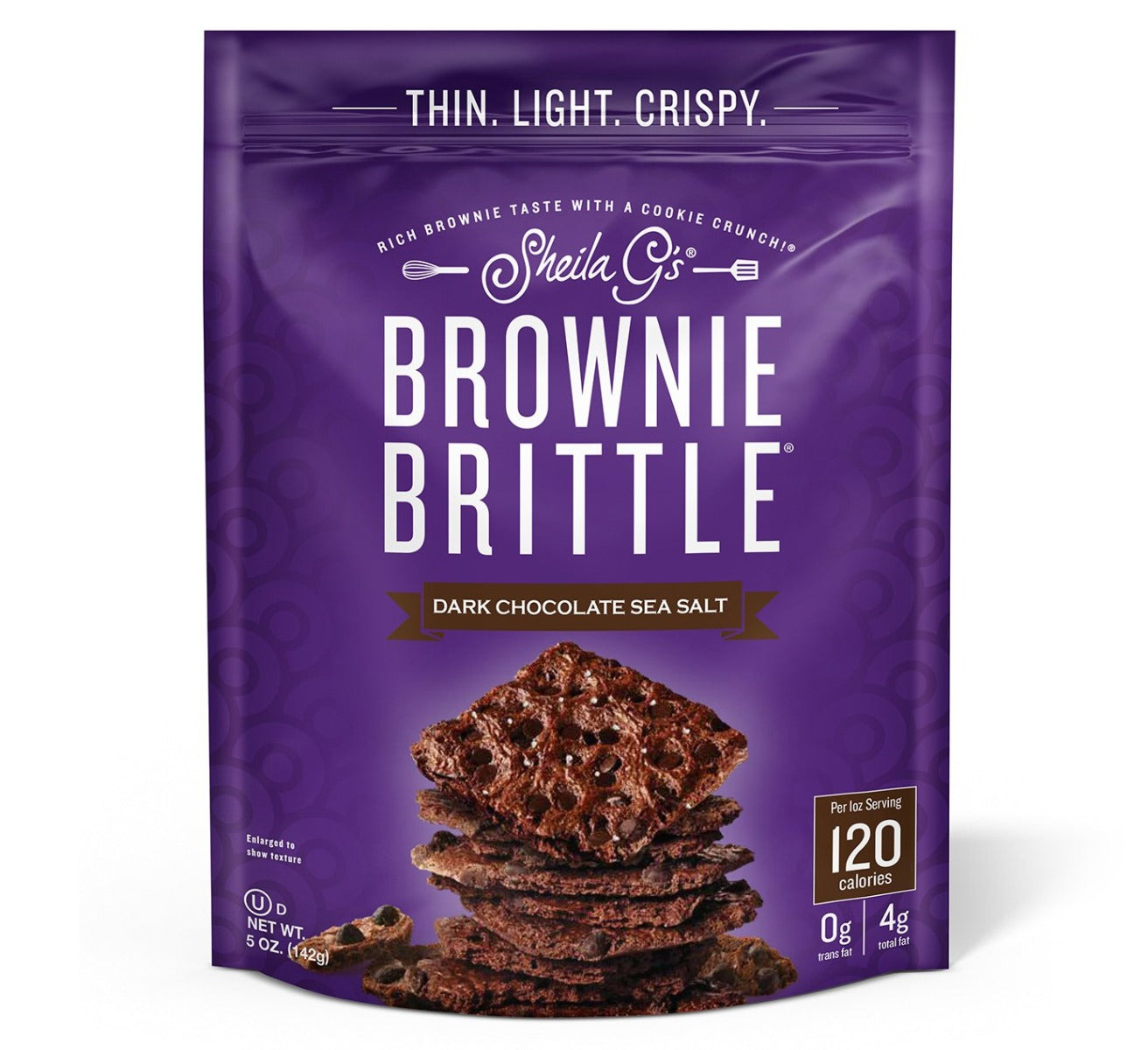 Sheila Gs Brownie Brittle Dark Chocolate Sea Salt 5 Oz 5720