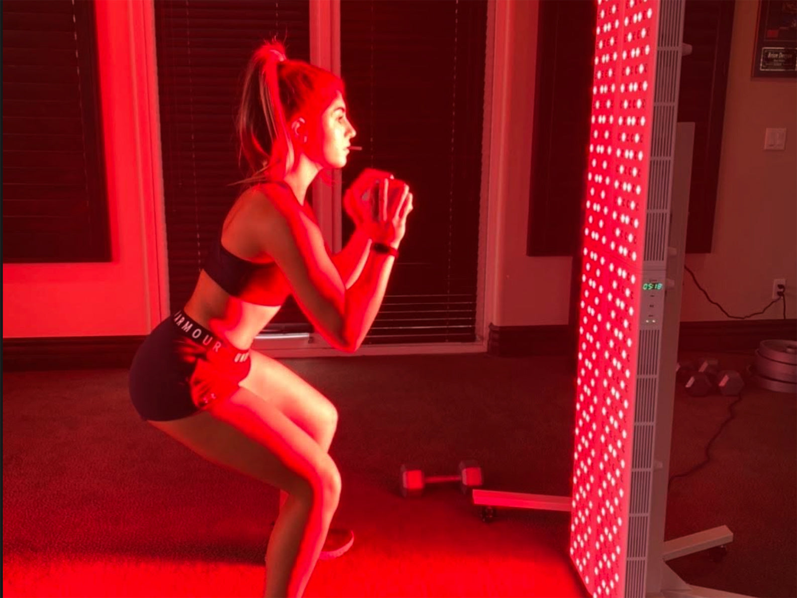 Hailie Deegan balances her workout and recovery routine with Joovv red light therapy
