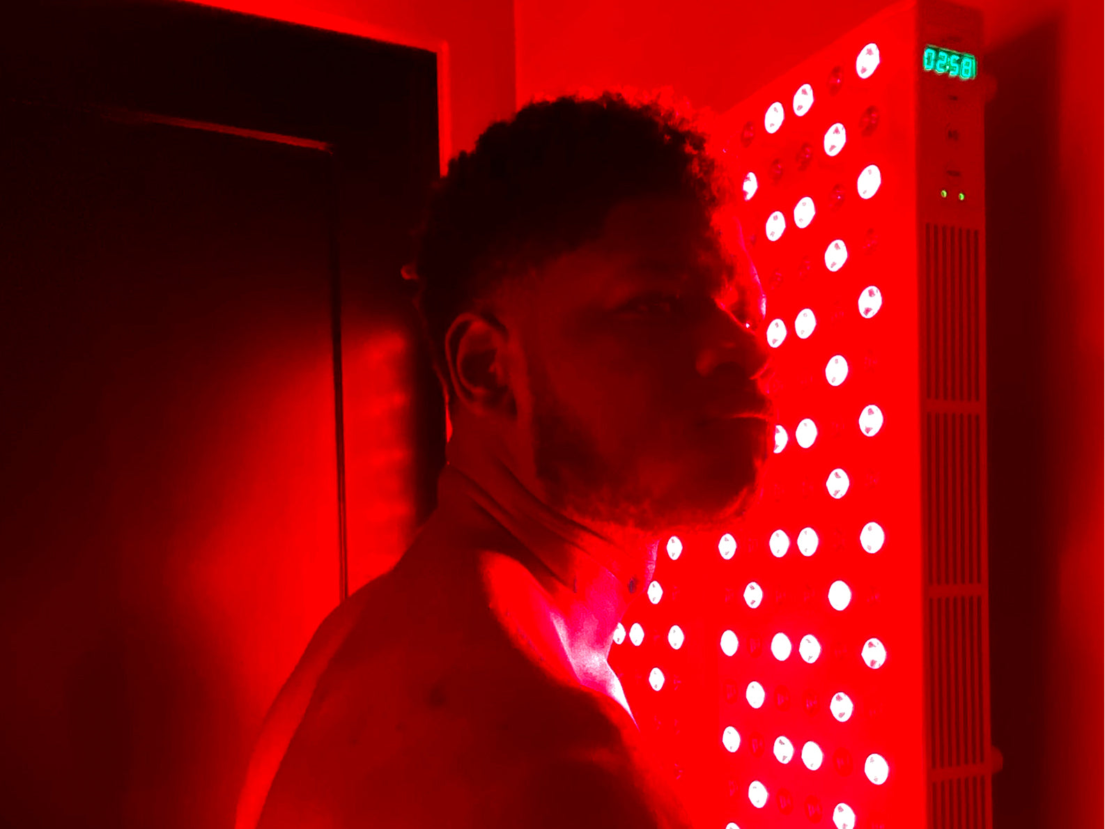 Mo Bamba in Joovv Light Therapy