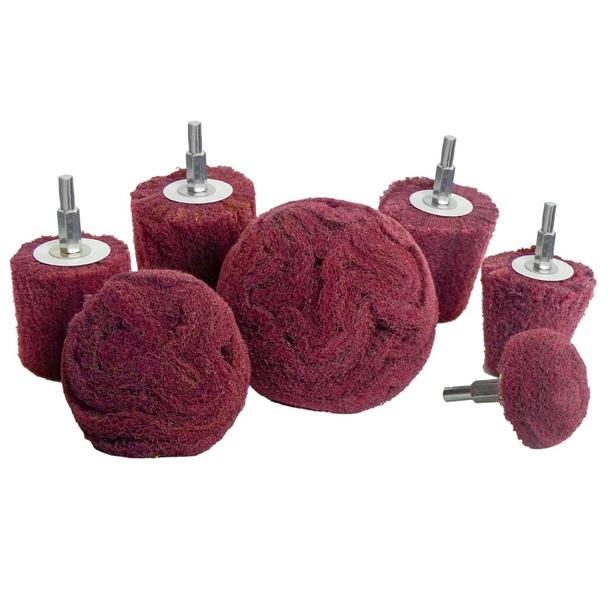 red fine coarse non woven abrasives