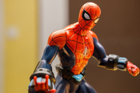 action figure modding with dremels spiderman