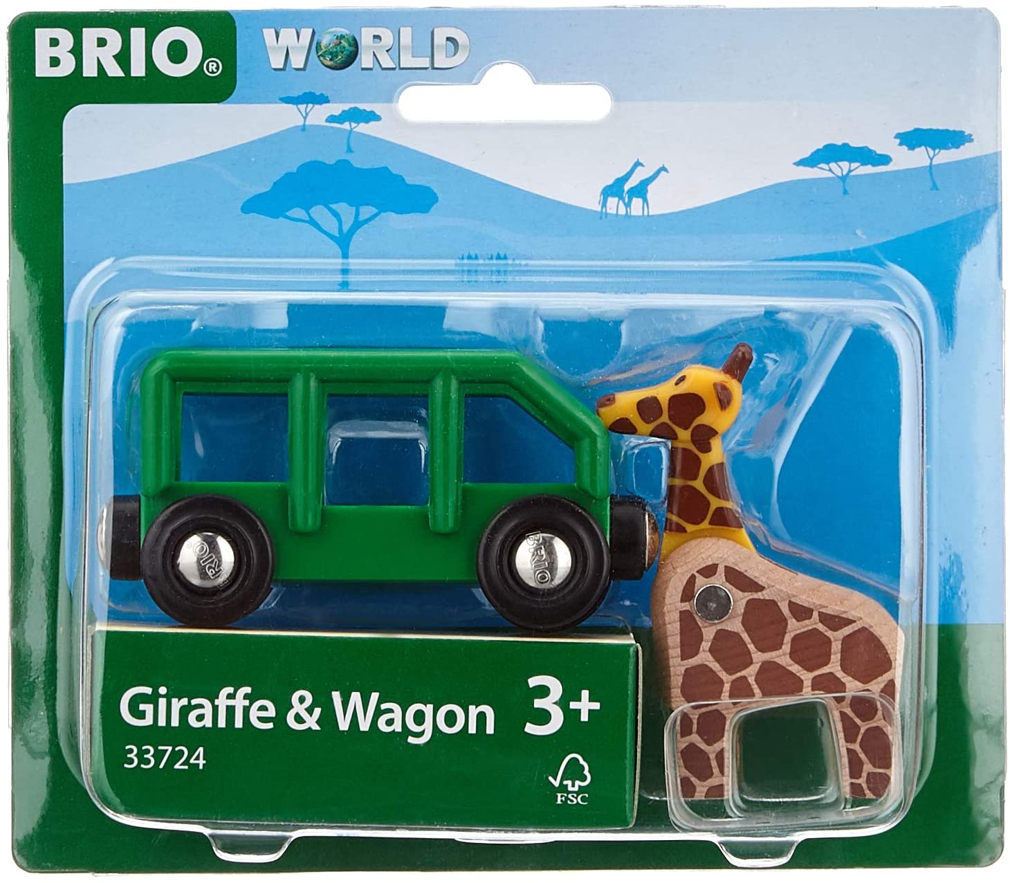 Brio Vehicle - Giraffe and Wagon
