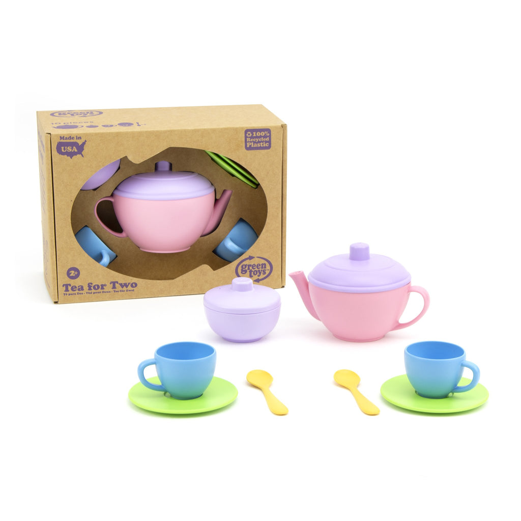 green toys tea set pink