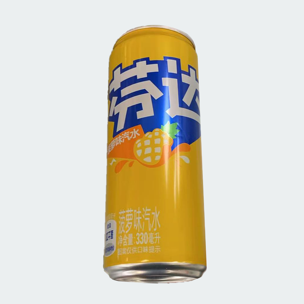 可口可乐 芬达 菠萝味汽水 330ml