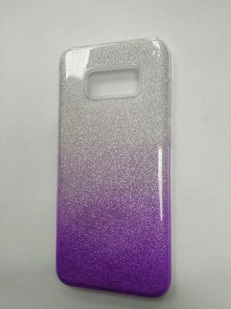 Maska za telefon Samsung S8 plus - Glittery Silver and Purple