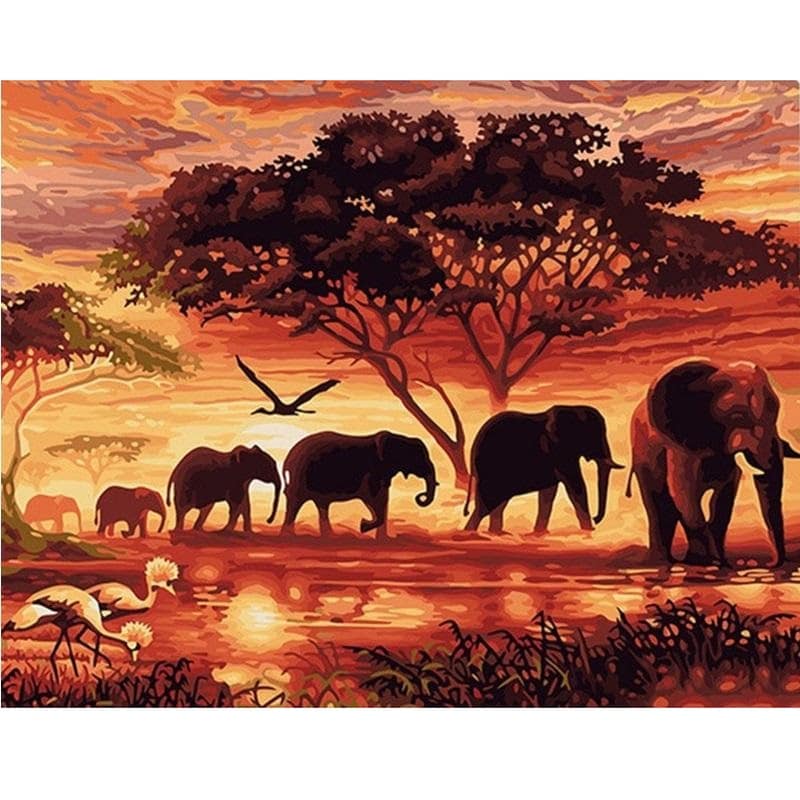 Afrika | Schilderen op nummer - Diamond Painting Expert product image