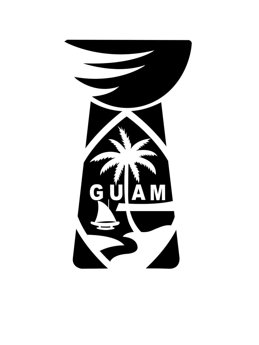 Latte Stone Seal Sticker Memories of Guam