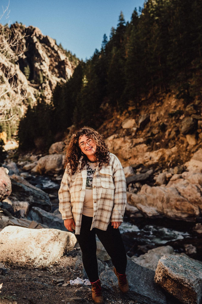 Adventure Babe Taylor in the Shop Tee