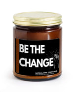 Be The Change Candle - Front