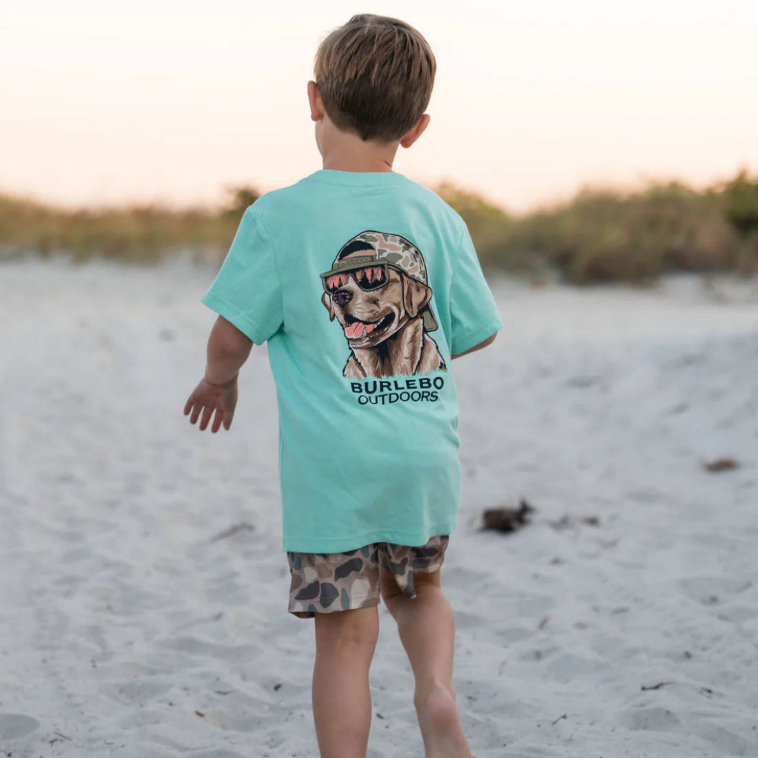BURLEBO YOUTH MALLARD CAMO DOG TEE